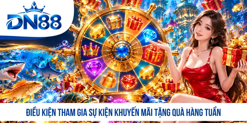 Điều kiện tham gia sự kiện khuyến mãi tặng quà hàng tuần