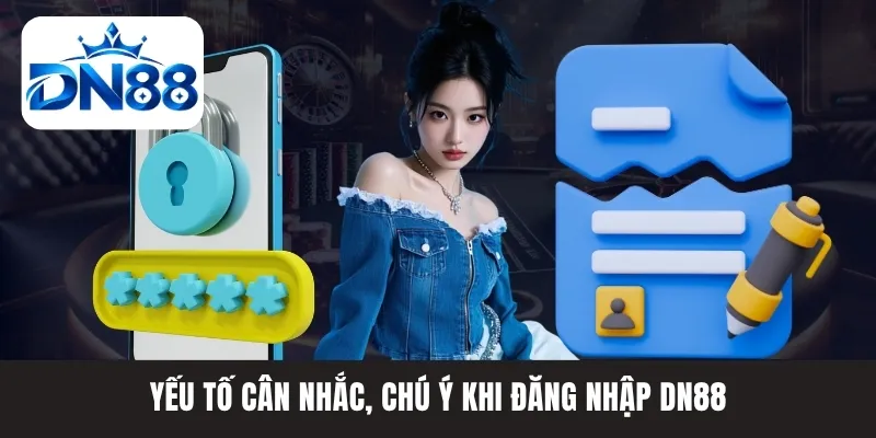 Yếu tố cân nhắc, chú ý khi đăng nhập DN88